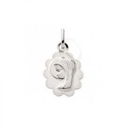 Pendentif edora collection essential vierge or blanc 375/1000 - pendentifs - edora - 0