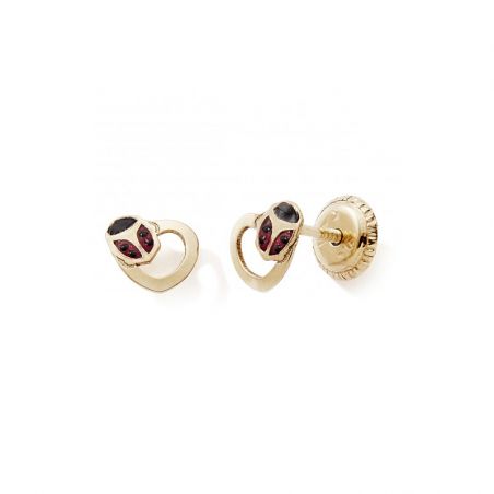 Boucles d’oreilles enfant: puces - boucles d’oreilles fille, bebe - puces - edora - 1