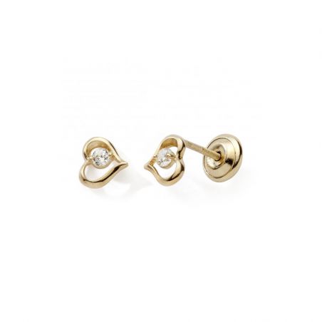 Boucles d’oreilles enfant: puces - boucles d’oreilles fille, bebe - puces - edora - 1