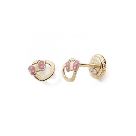 Boucles d’oreilles enfant: puces - boucles d’oreilles fille, bebe - puces - edora - 1