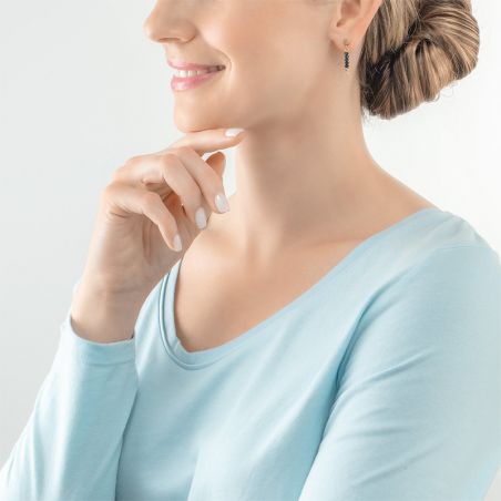 Boucles d’oreilles homme & femme: boucles d’oreille or, argent - pendantes - edora - 2