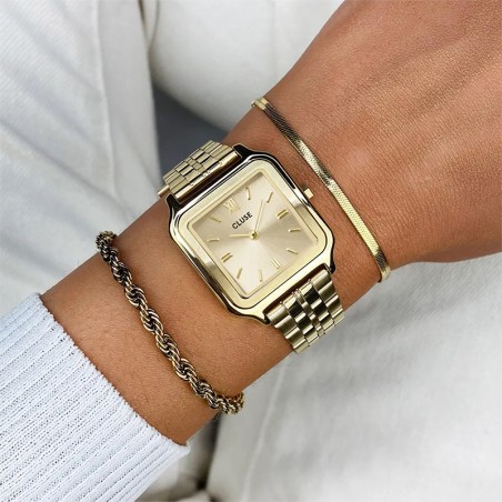 Montre Femme CLUSE GRACIEUSE CHAMPAGNE Acier Doré