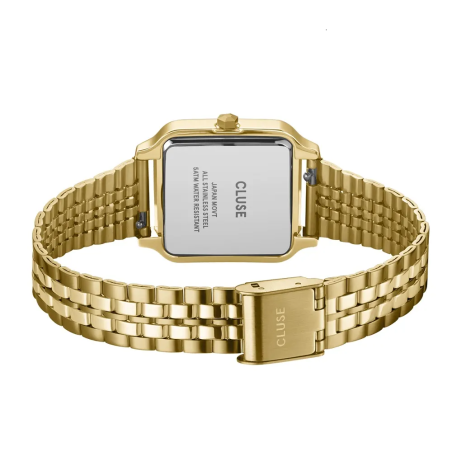 Montre femme cluse gracieuse champagne acier doré – analogiques