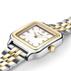 Montre femme cluse gracieuse acier bicolore - montre cluse or & argent, montre cluse doré - - analogiques - edora - 2