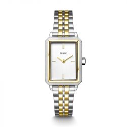 Montre femme cluse fluette acier bicolore - montre cluse or & argent, montre cluse doré - - analogiques - edora - 0