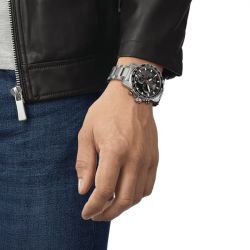 Montre homme digitale ruckfield acier noir - montres - edora