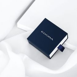 Boucles d'oreilles pendantes femme edora collection essential feuille or 375/1000 - pendantes - edora - 1