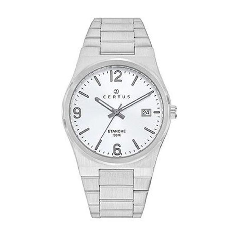 Montre homme certus acier inoxydable - analogiques - edora