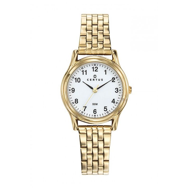 Montre femme certus acier inoxydable doré - analogiques - edora