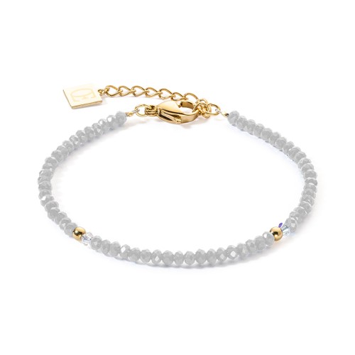 Bracelet Femme CŒUR DE LION LITTLE TWINKLE OR-BLEU GLACÉ Acier Doré