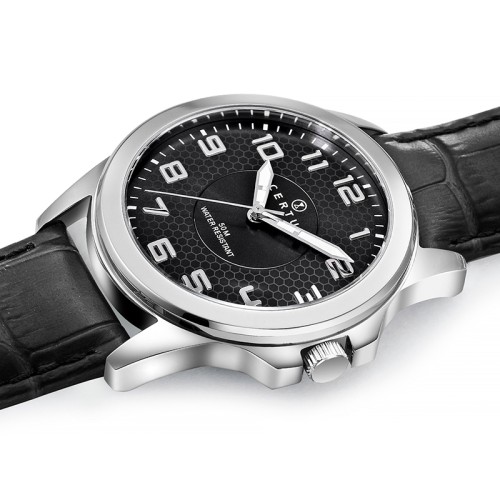 Montre Homme CERTUS Cuir Noir