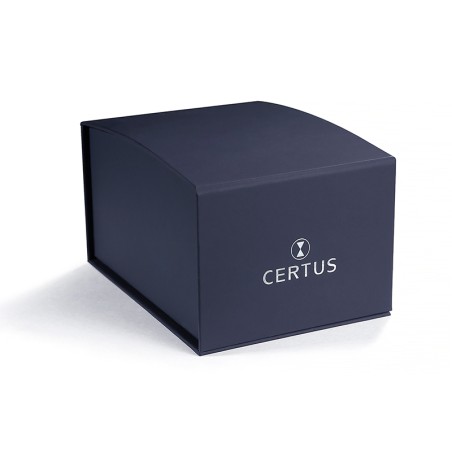Montre homme certus cuir noir – analogiques