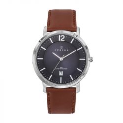 Montre homme certus cuir marron 611064 - montres-homme - edora - 0