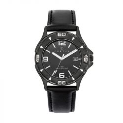 Montre homme analogique certus cuir noir 611069 - montres-homme - edora - 0
