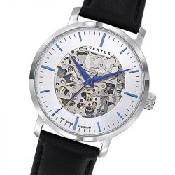 Montre homme analogique certus cuir noir 611150 - montres-homme - edora - 1