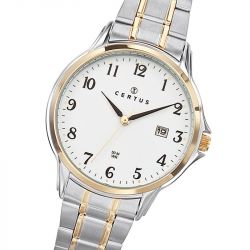 Montre homme analogique certus acier bicolore 616196 - montres-homme - edora - 1