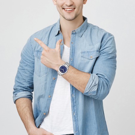 Montre homme certus acier inoxydable – analogiques