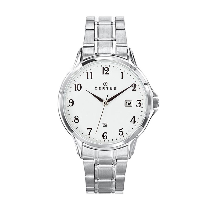 Montre homme certus acier inoxydable - analogiques - edora