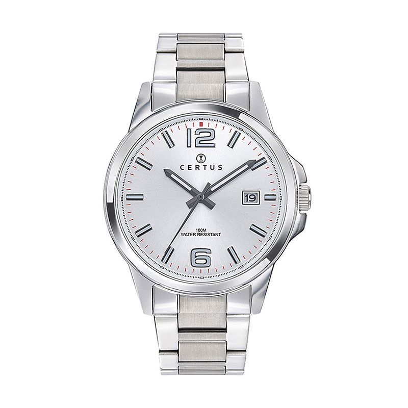 Montre homme certus acier inoxydable - analogiques - edora