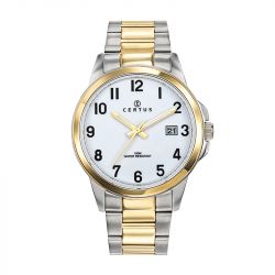 Montre homme analogique certus acier bicolore 616388 - montres-homme - edora - 0