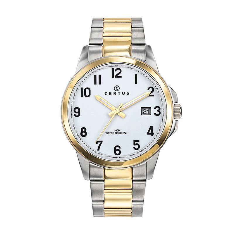 Montre homme analogique certus acier bicolore 616388 - montres-homme - edora