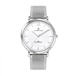 Montre homme analogique certus acier argenté 616445 - montres-homme - edora - 0