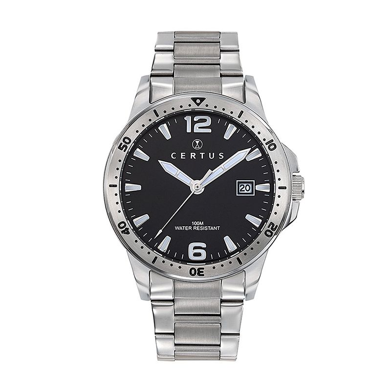 Montre homme certus acier inoxydable - analogiques - edora