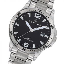 Montre homme certus acier inoxydable - analogiques - edora - 1
