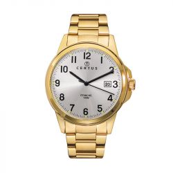 Montre homme analogique certus acier doré 617023 - montres-homme - edora - 0