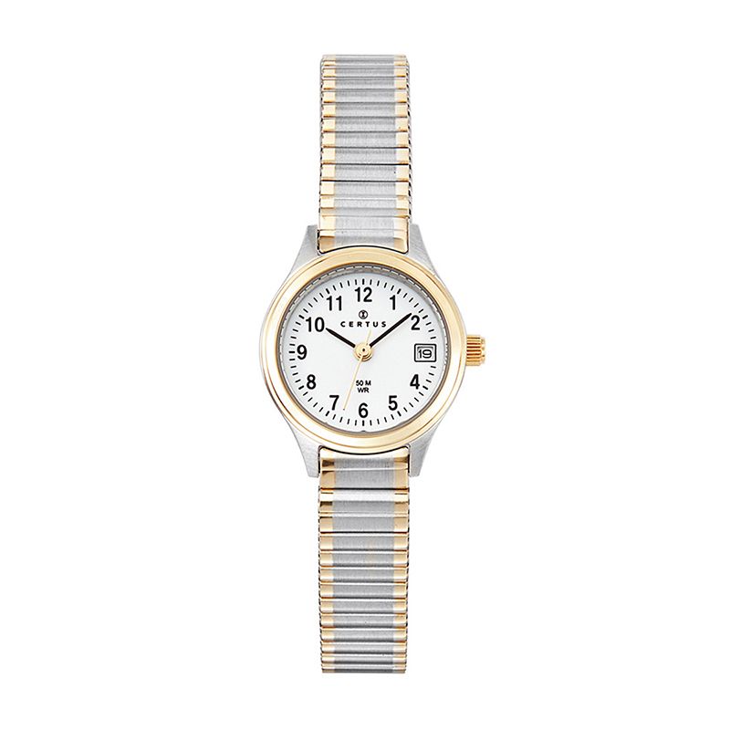 Montre femme certus acier inoxydable bicolore - analogiques - edora Montre femme certus acier inoxydable bicolore - analogiques - edora