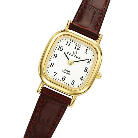 Montre Femme CERTUS Cuir Brun