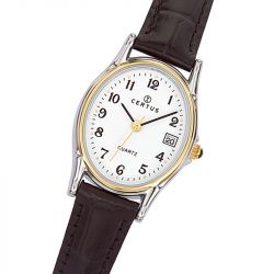 Montre femme certus cuir noir - analogiques - edora - 1