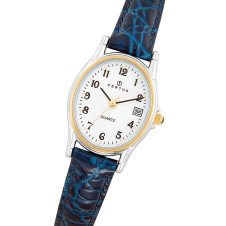 Montre Femme CERTUS Cuir Bleu