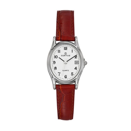 Montre femme certus cuir brun – analogiques