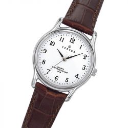 Montre femme certus cuir brun - analogiques - edora - 1