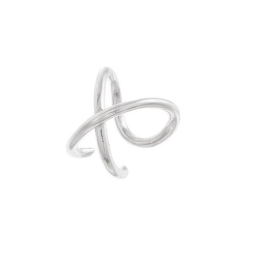 Boucle d'Oreille Unité Faux Piercing Femme AGATHA FILS CROISÉS Argent 925/1000