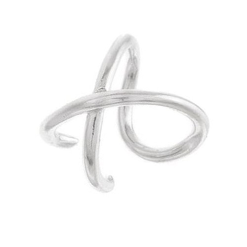 Boucle d'Oreille Unité Faux Piercing Femme AGATHA FILS CROISÉS Argent 925/1000