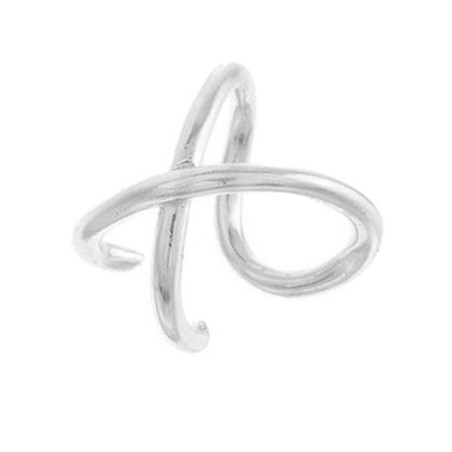 Boucle d'Oreille Unité Faux Piercing Femme AGATHA FILS CROISÉS Argent 925/1000