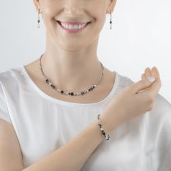 Bracelet or & argent, bracelet plaqué or, bracelet cuir & tissu (5) - bracelets-femme - edora - 2