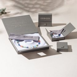 Collier femme cŒur de lion atlantis spheres argent-bleu acier inoxydable - colliers-femme - edora - 2