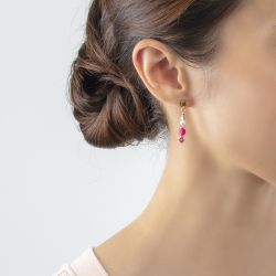 Boucles d’oreilles femme: pendantes, créoles, puces & piercing (24) - pendantes - edora - 2