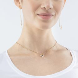 Colliers & chaines : collier or, collier plaqué or & argent (19) - plus-de-colliers-femmes - edora - 2