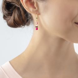 Boucles d’oreilles femme: pendantes, créoles, puces & piercing (17) - dormeuses - edora - 2