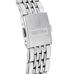 Montre chronographe homme festina timeless acier argenté - accueil - edora - 1