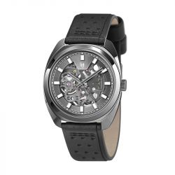 Montre automatique homme lip gdg squelette cuir noir - automatiques - edora - 0