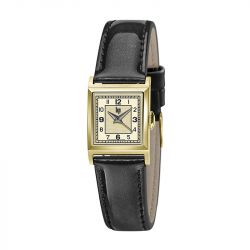 Montre femme lip c18 cuir noir - analogiques - edora - 0