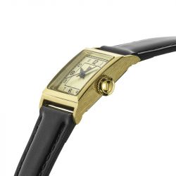 Montre femme lip c18 cuir noir - analogiques - edora - 1