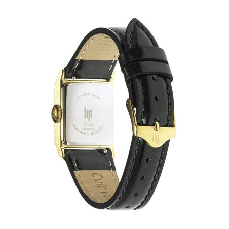 Montre femme lip c18 cuir noir – montres françaises