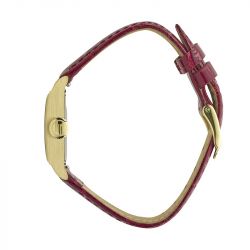 Montre femme lip c18 cuir rouge - analogiques - edora - 3