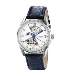 Montre homme lip himalaya sablier cuir bleu - analogiques - edora - 0